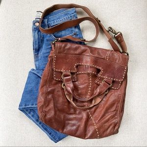 Lucky Brand — “Abbey Road” Leather Messenger Bag